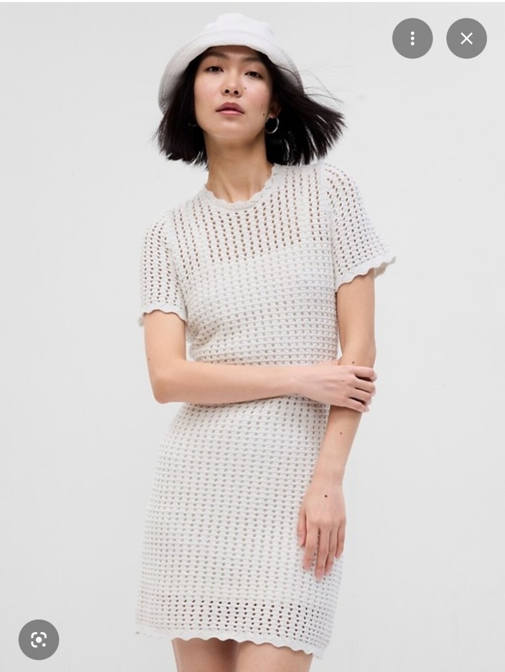 Gap Crochet Mini Dress - Tall